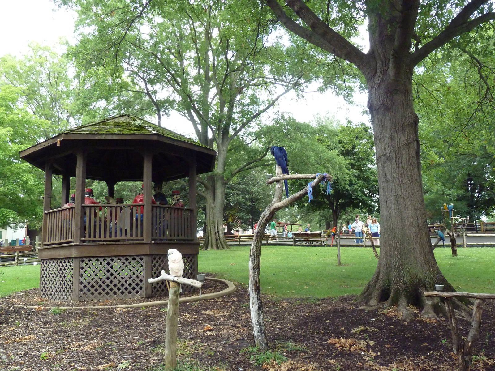 Gazebo + Birds on Sticks