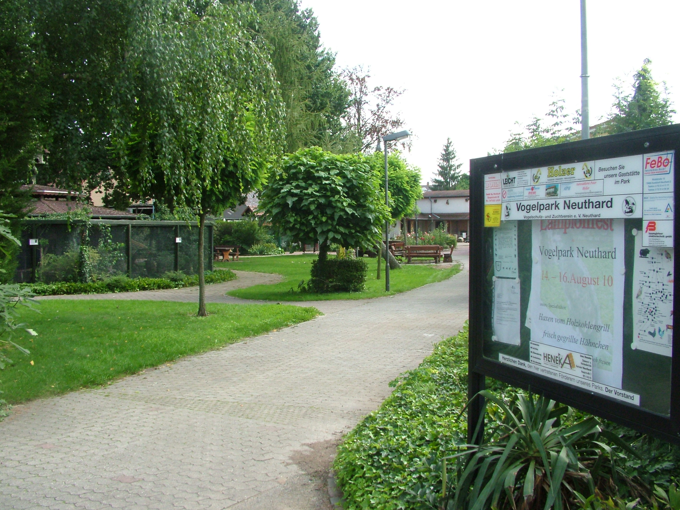 General View at Vogelpark Neuthard, 3rd Sept 2010