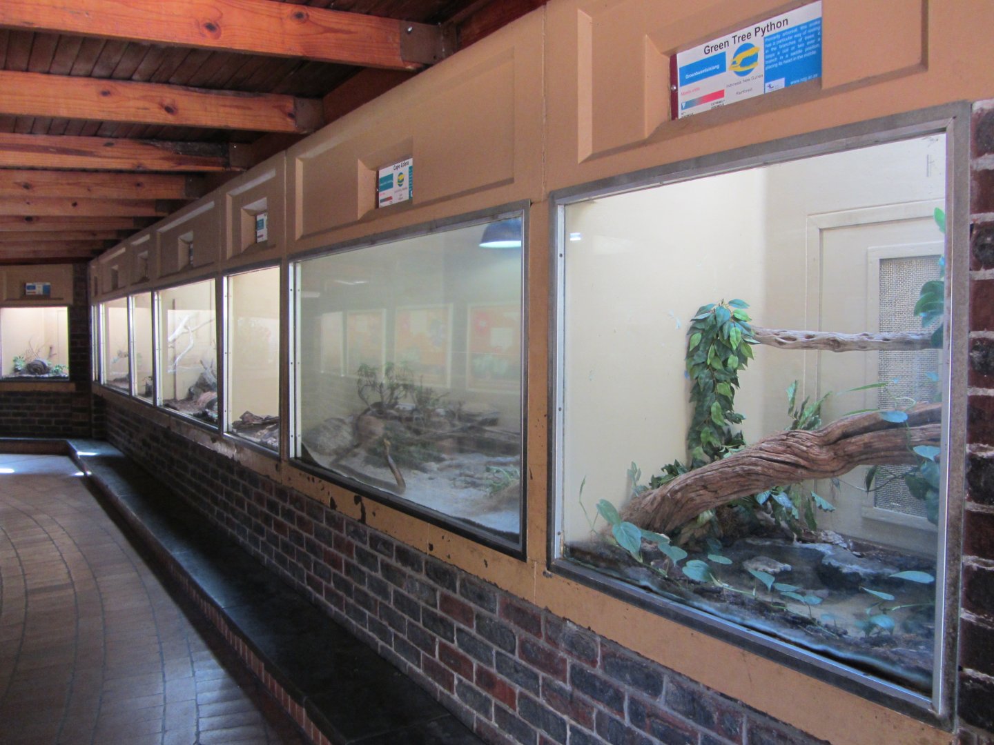 General View of Reptile Exhibits