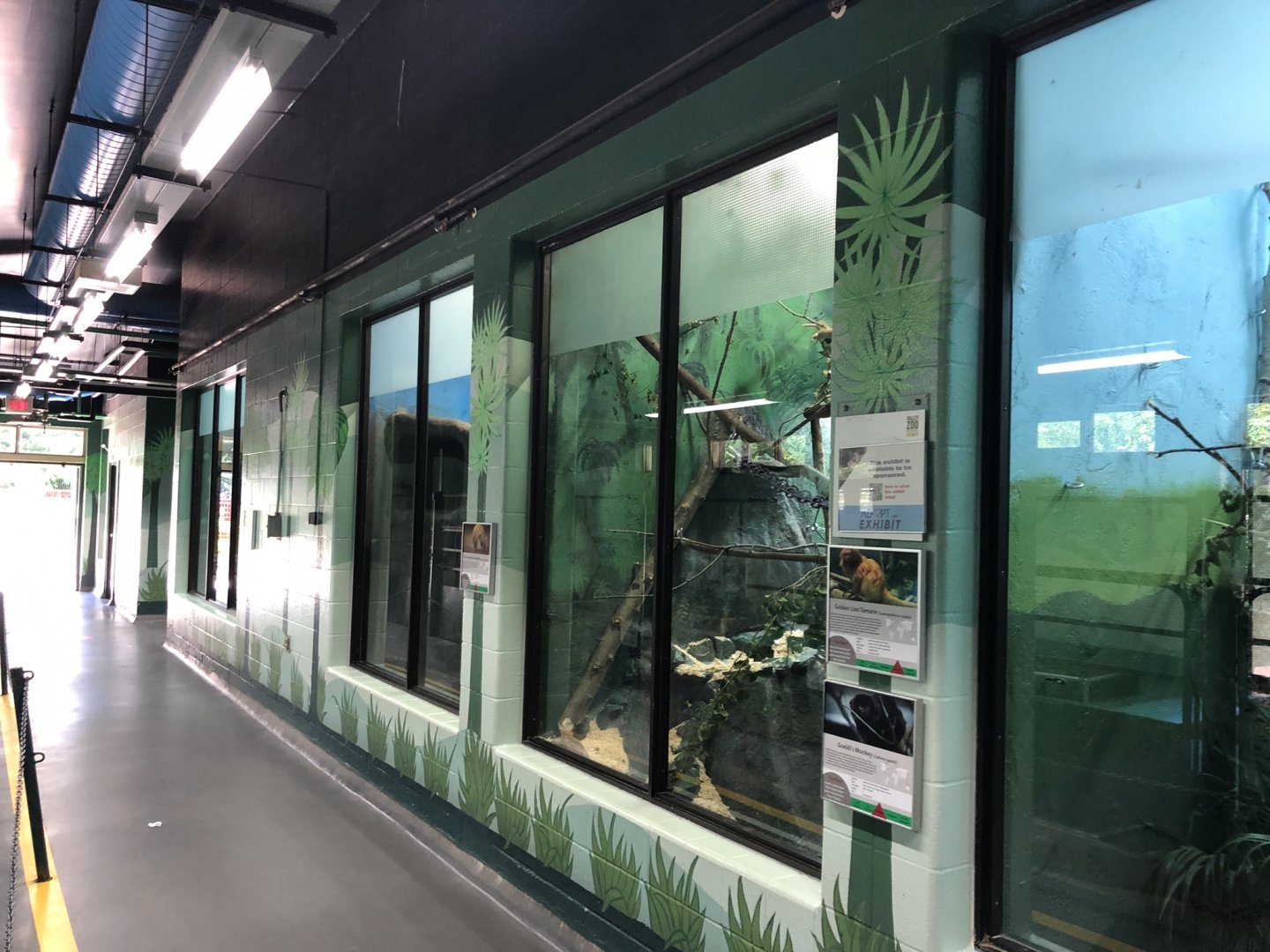 General View of Small Mammal Enclosures at Edmonton Valley Zoo (July 2022)