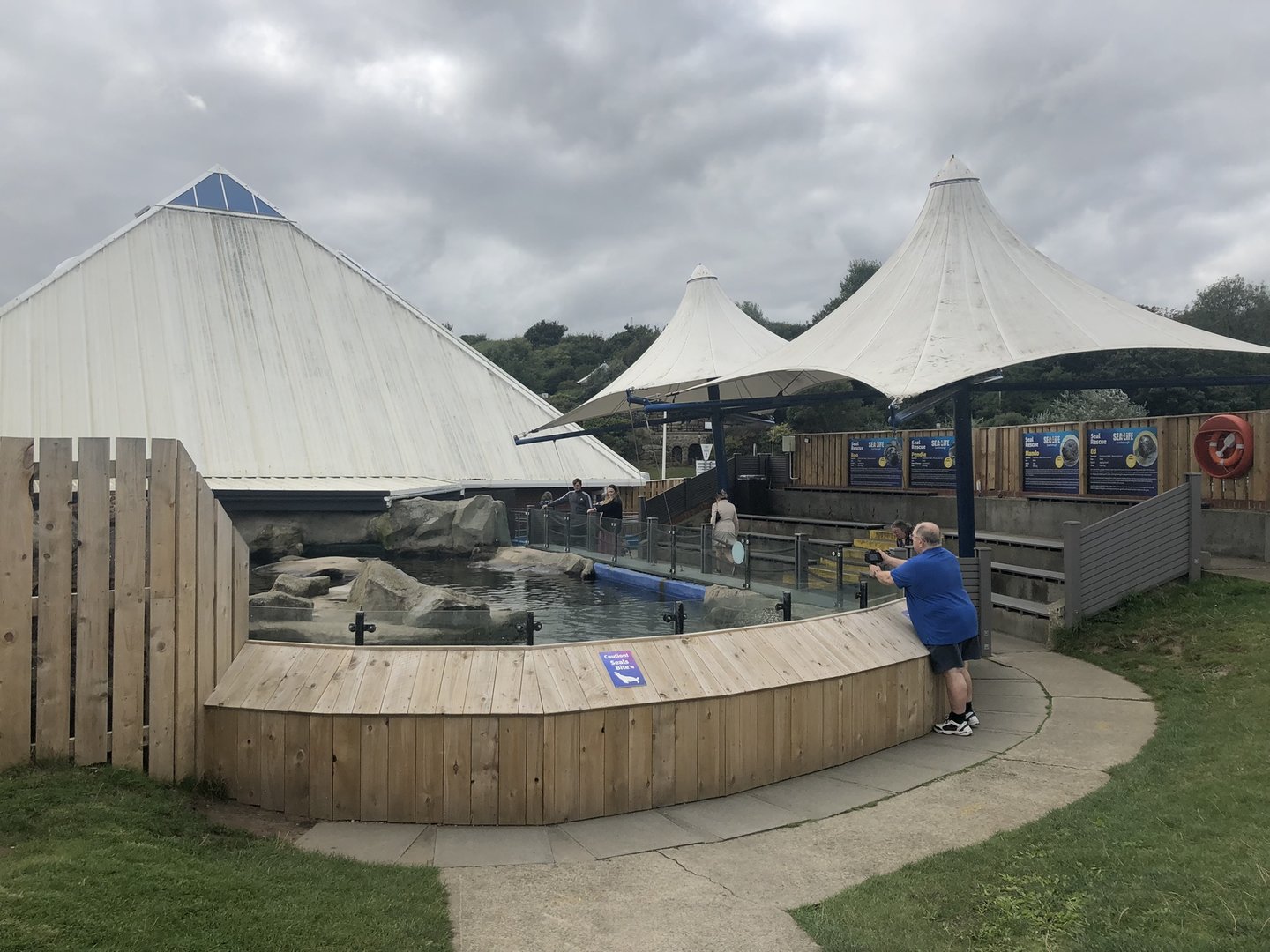 General View of the Seal Pool at SEA LIFE Scarborough (September 2022)