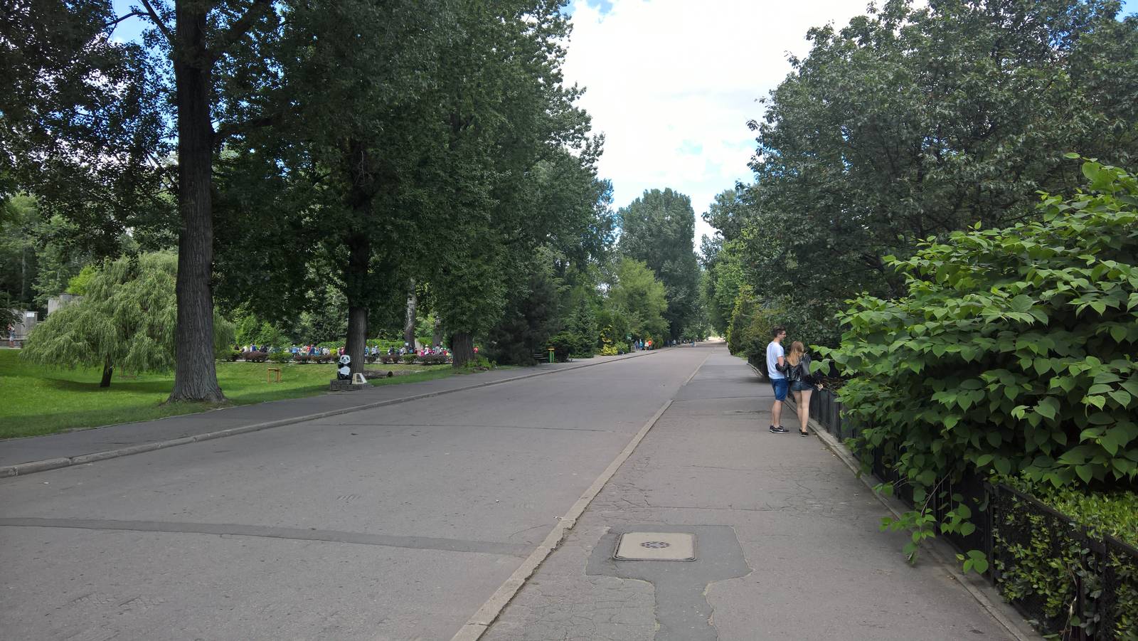 General view of Warsaw Zoo