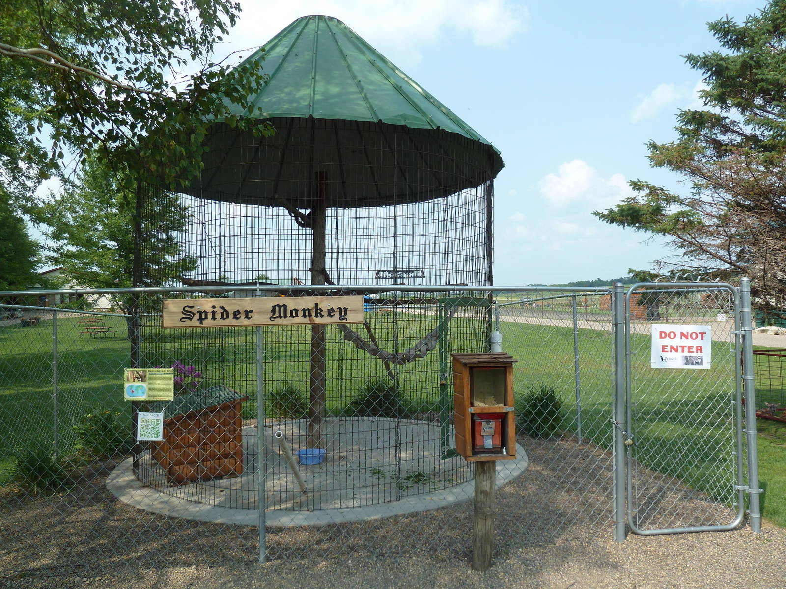 Geoffrey's Spider Monkey Exhibit
