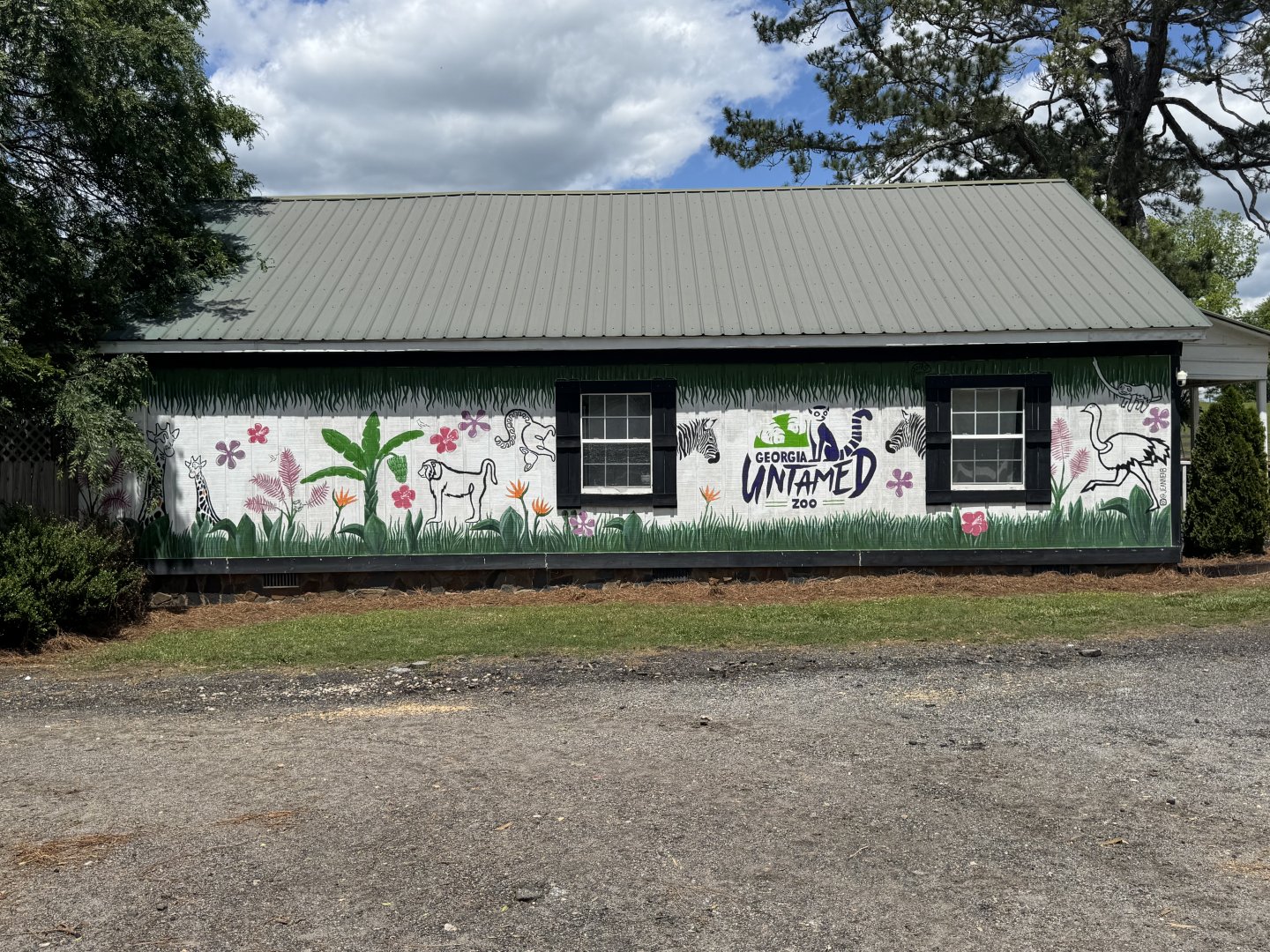 Georgia Untamed Zoo - Entrance Mural (5/5/25)