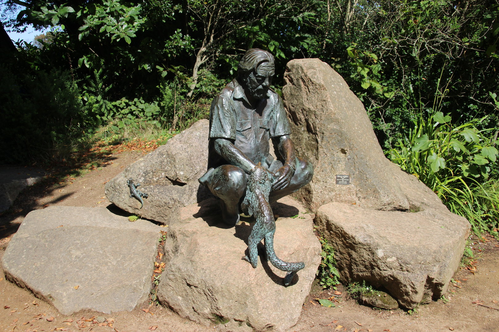 Gerald Durrell Statue