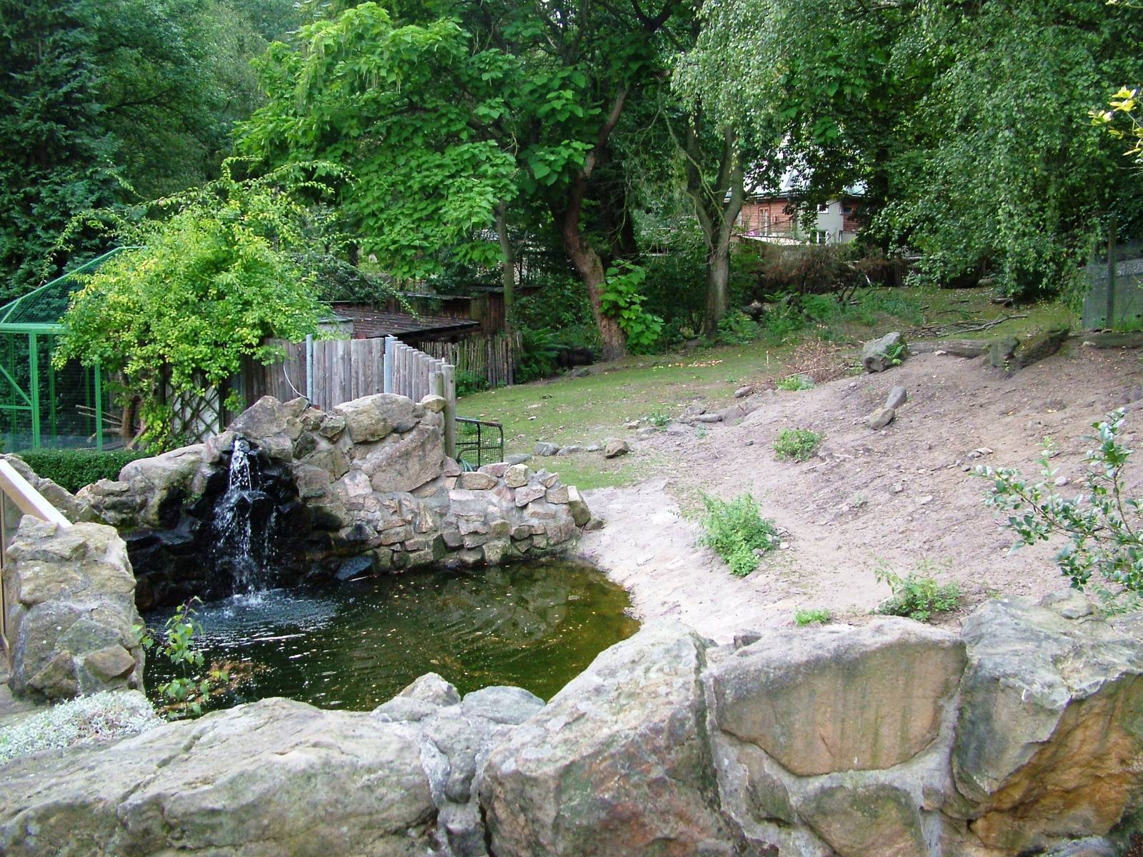 Giant Anteater/Capybara Paddock at Decin, 28/08/12