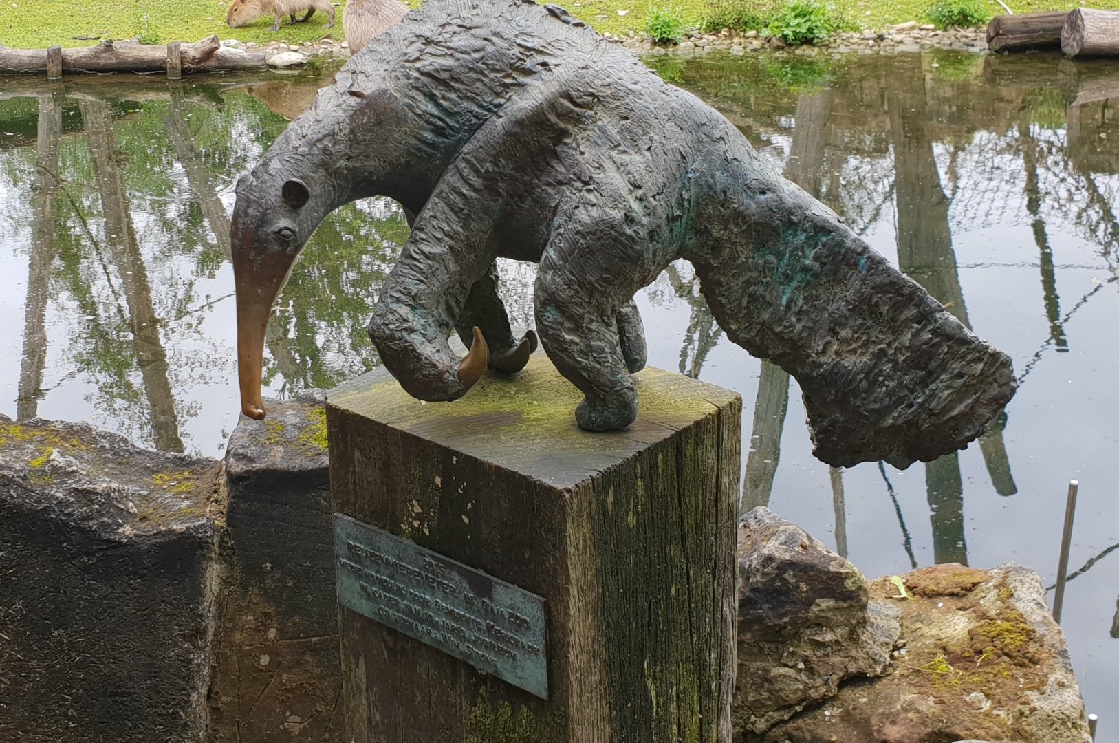 Giant anteater statue