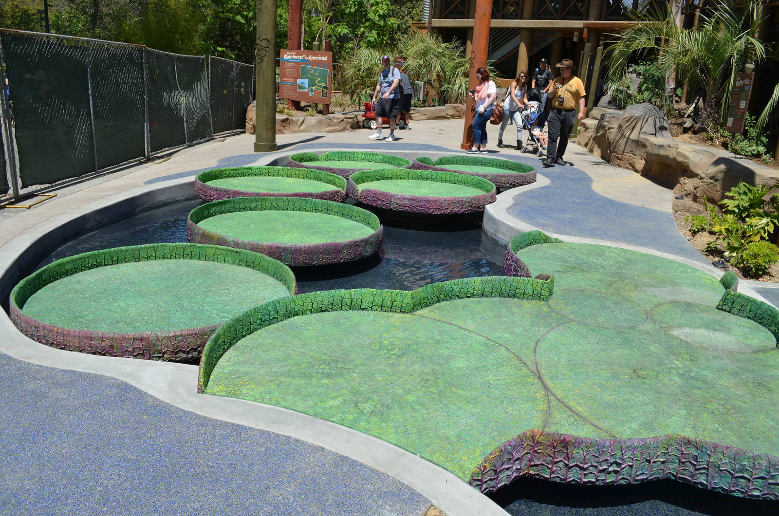 Giant Lilly Pad Walkway