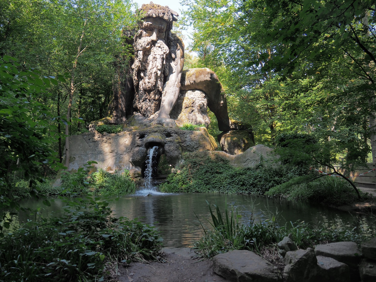 Giant of the Apennines rock sculpture (Aug 28th, 2018)