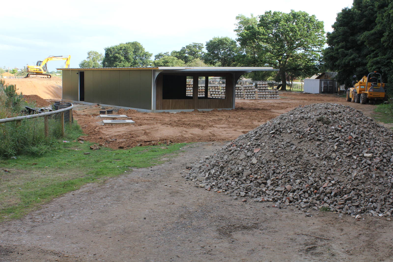Giant otter enclosure/building.25-7-15