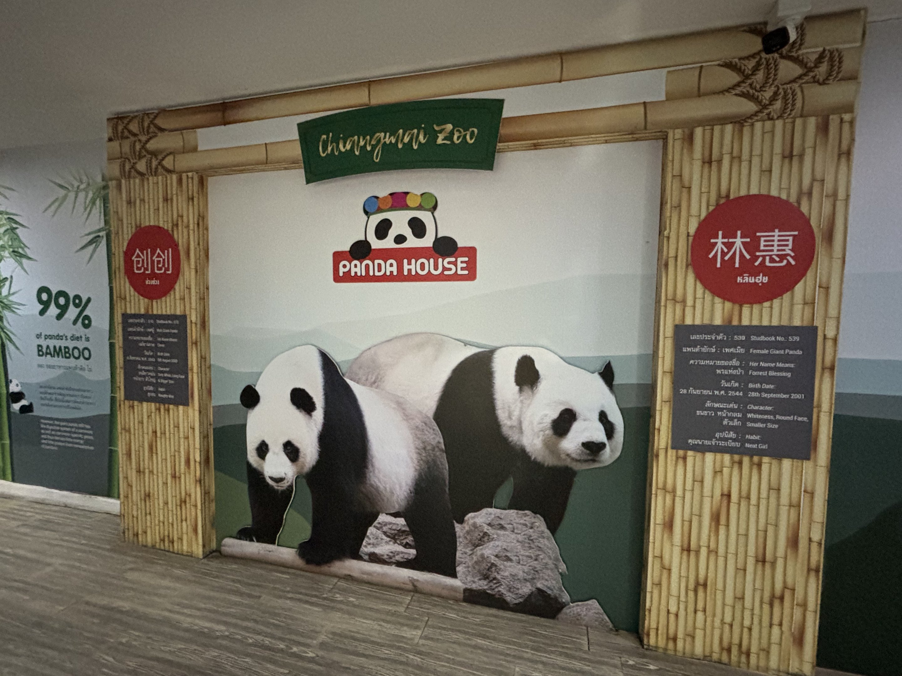 Giant Panda Exhibit - sign