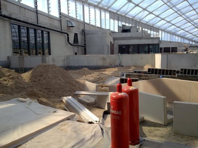 Giant river otter enclosure, September 2010