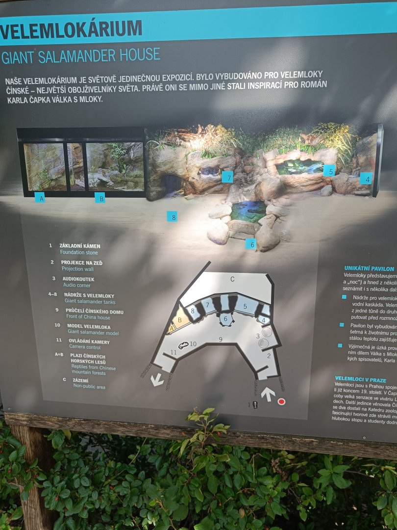 Giant Salamander Pavilion (Velemlokarium) map