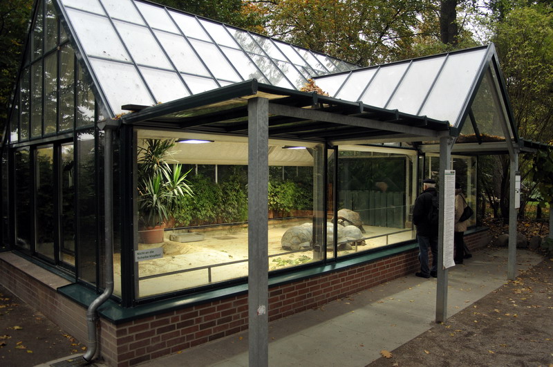 Giant tortoise house at Hagenbeck, Hamburg