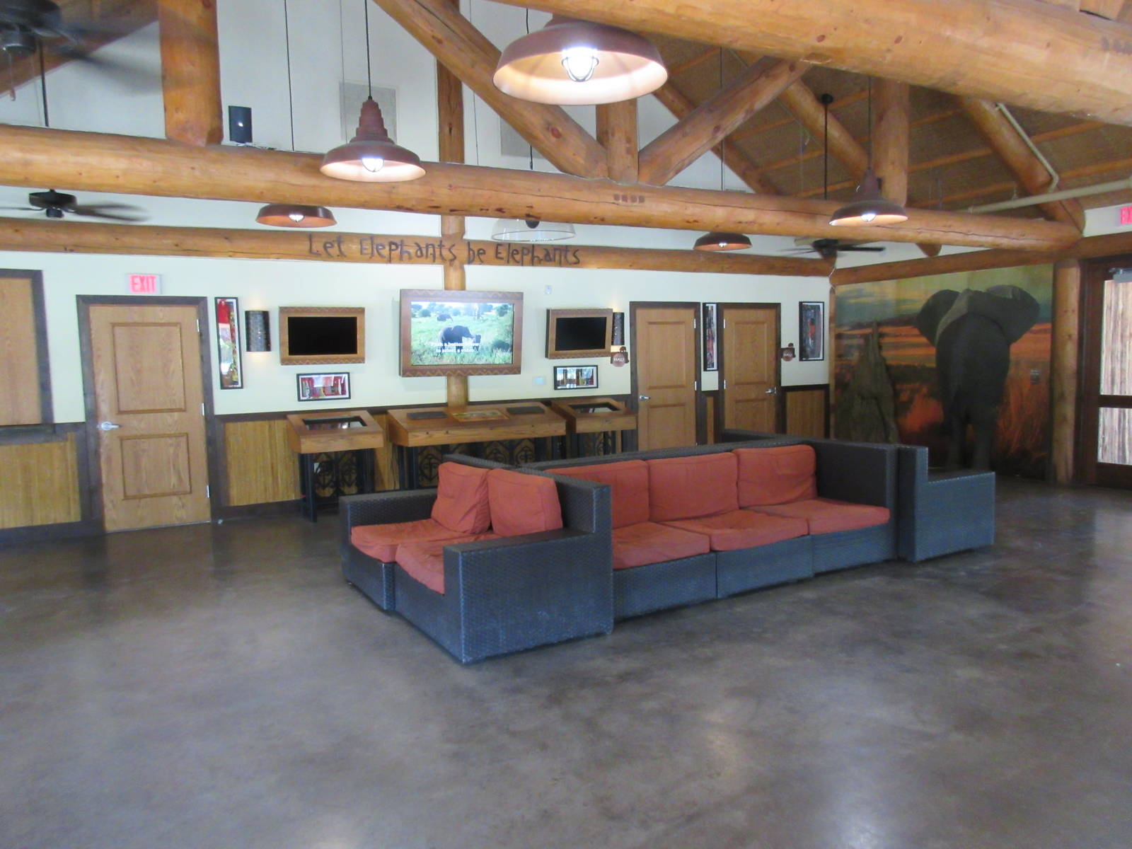 Giants of the Savanna - Air-Conditioned Viewing Area