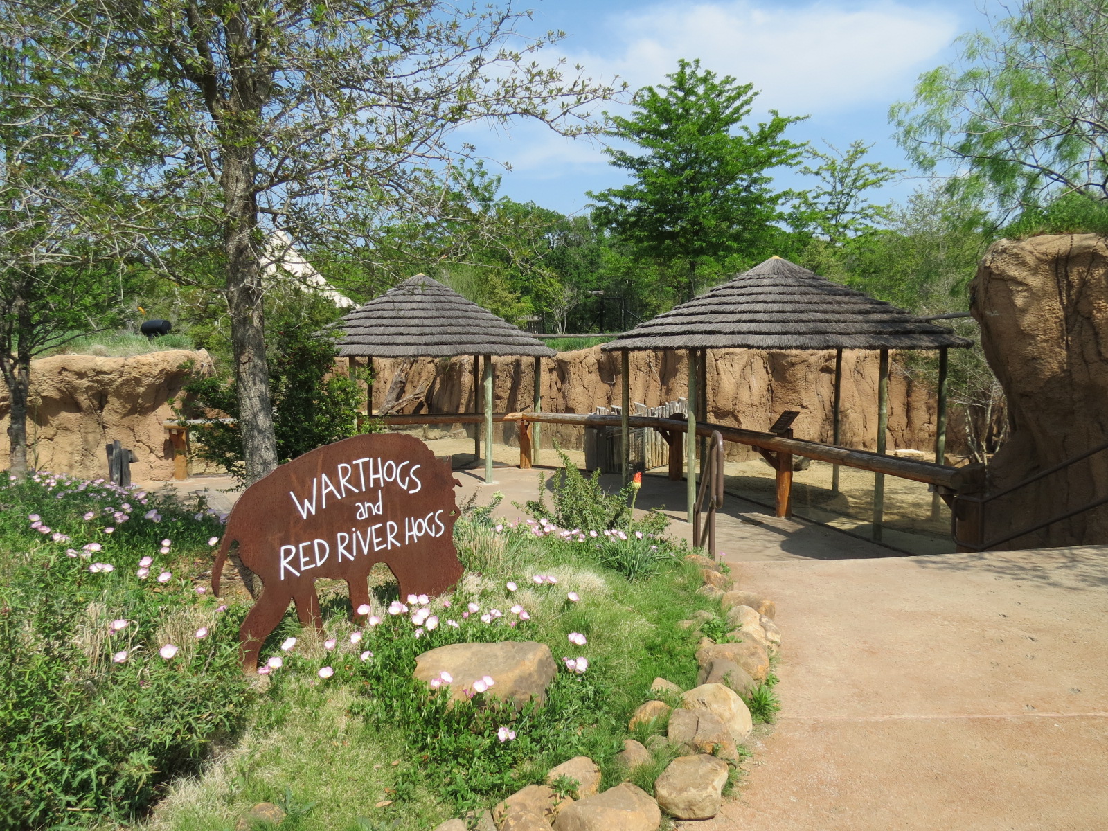 Giants of the Savanna - Donga Exhibits Sign