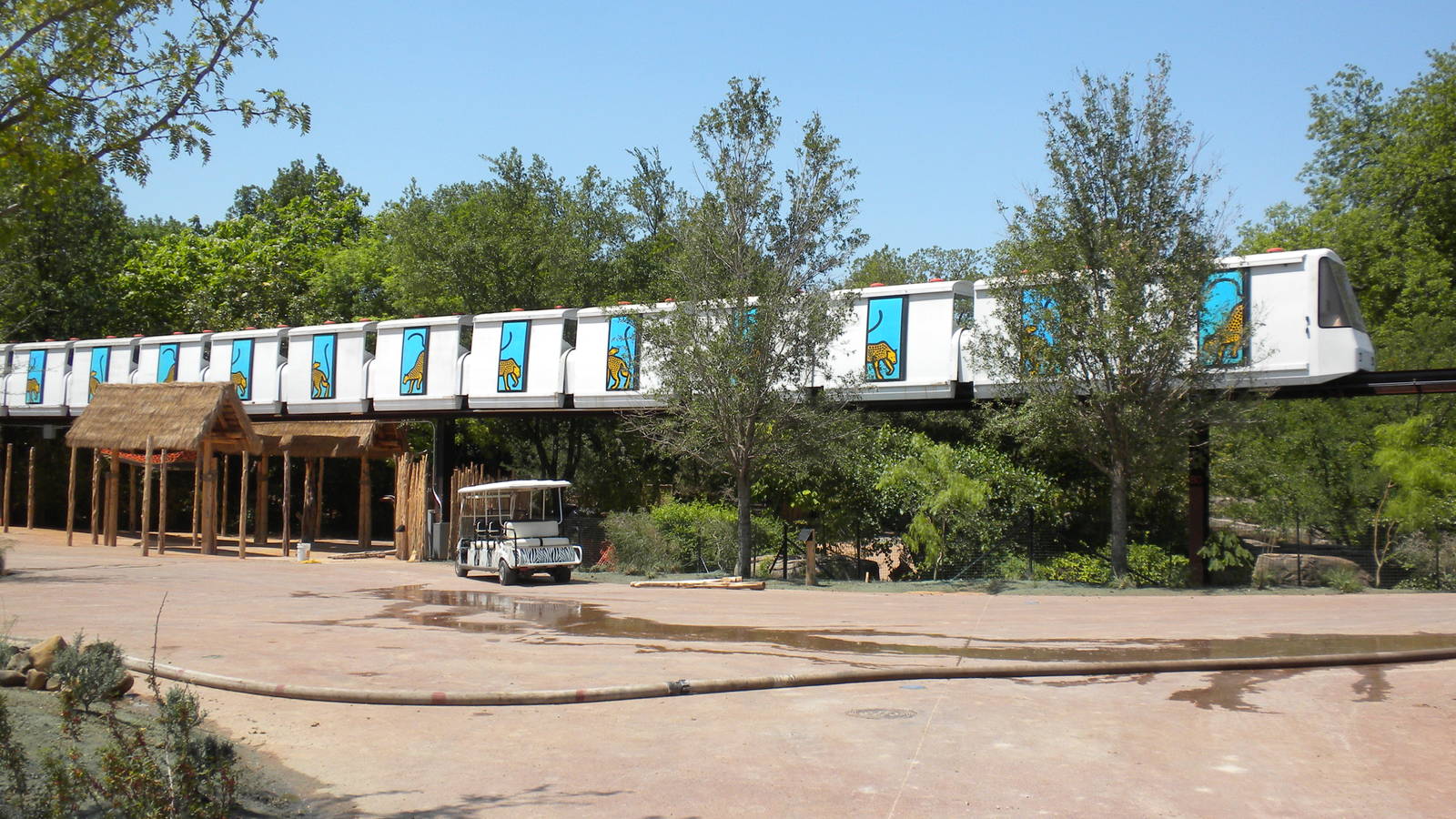 Giants of the Savanna - view of the Monorail