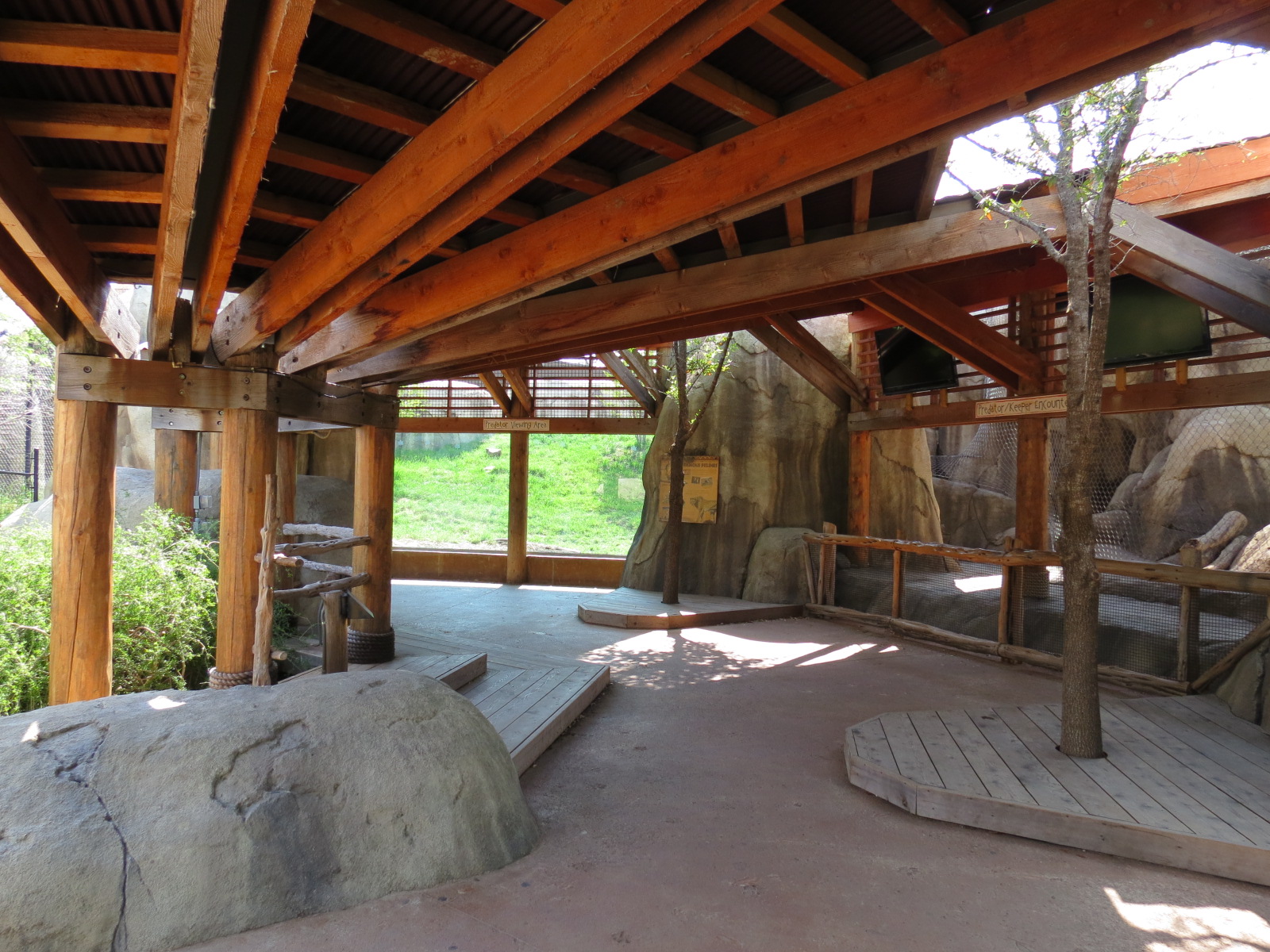 Giants of the Savanna - Viewing Shelter for Lion and Cheetah Exhibits
