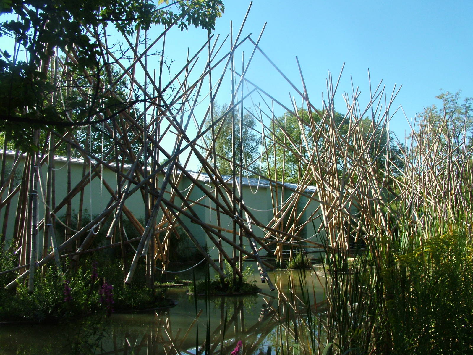 Gibbon enclosure at Munich Zoo 2006