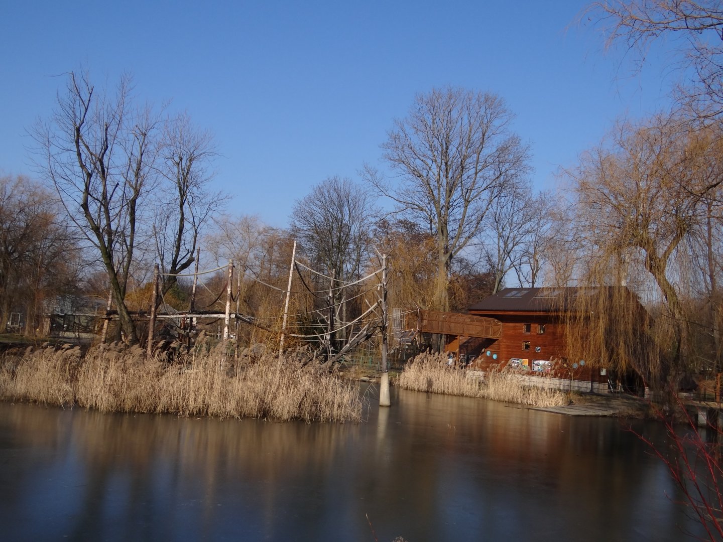 Gibbon island and house