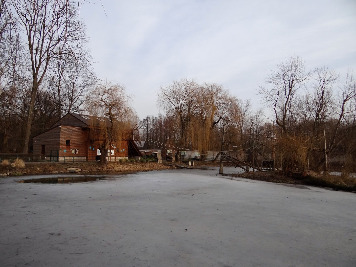 Gibbon island and house