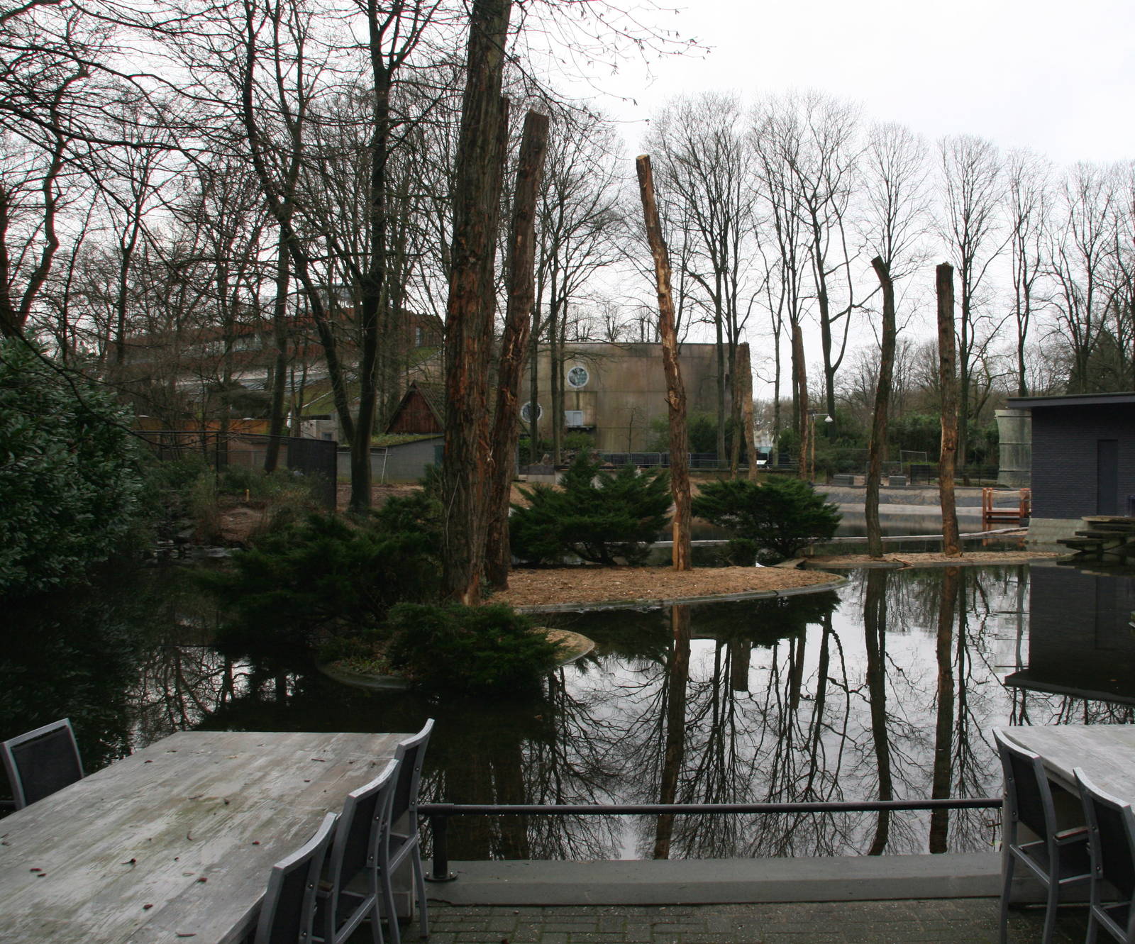 Gibbon island under constuction