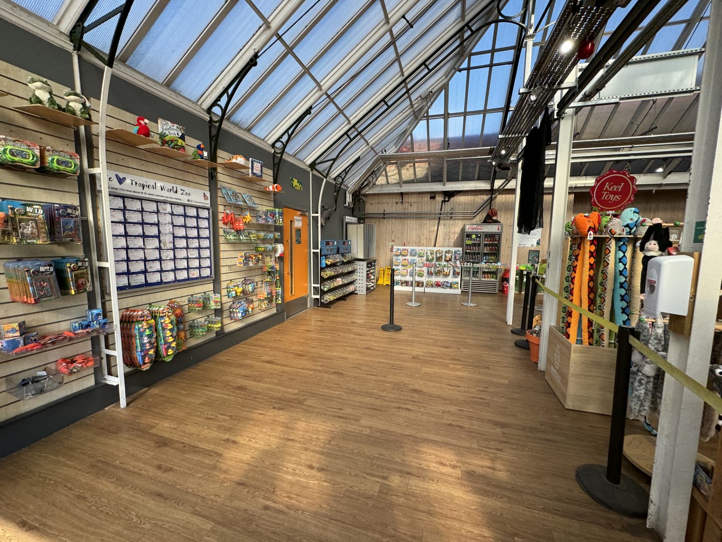 Gift Shop Interior at Tropical World (October 2024)