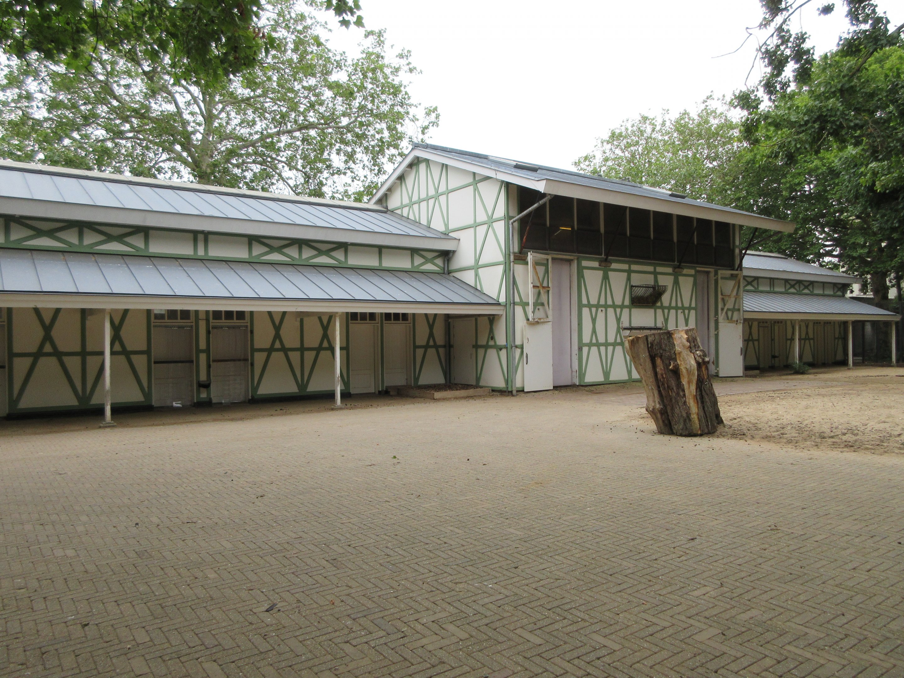 Giraffe + Antelope House (and side yard)