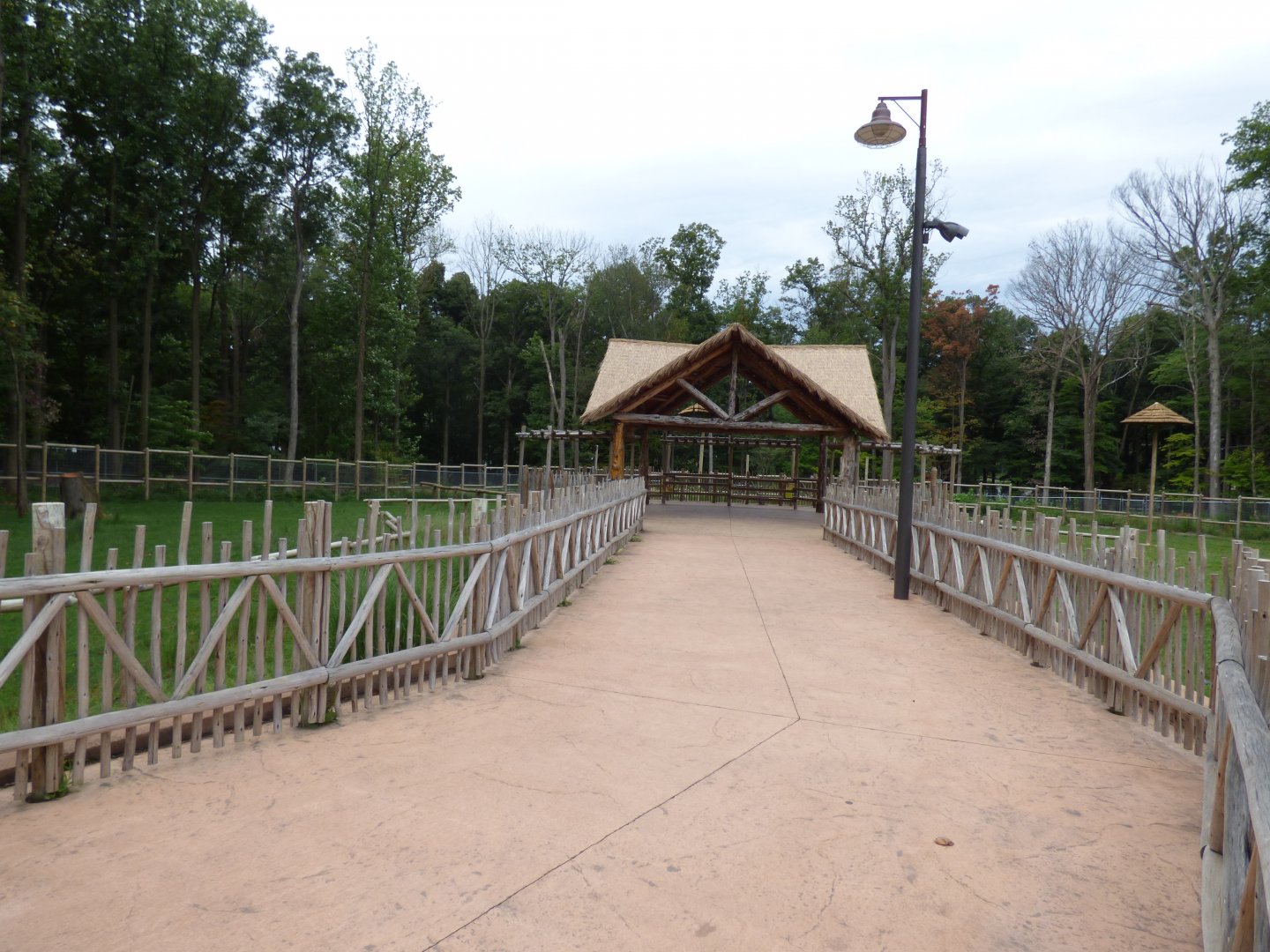 Giraffe Exhibit on Each Side of Board Walk - Sept. 2018