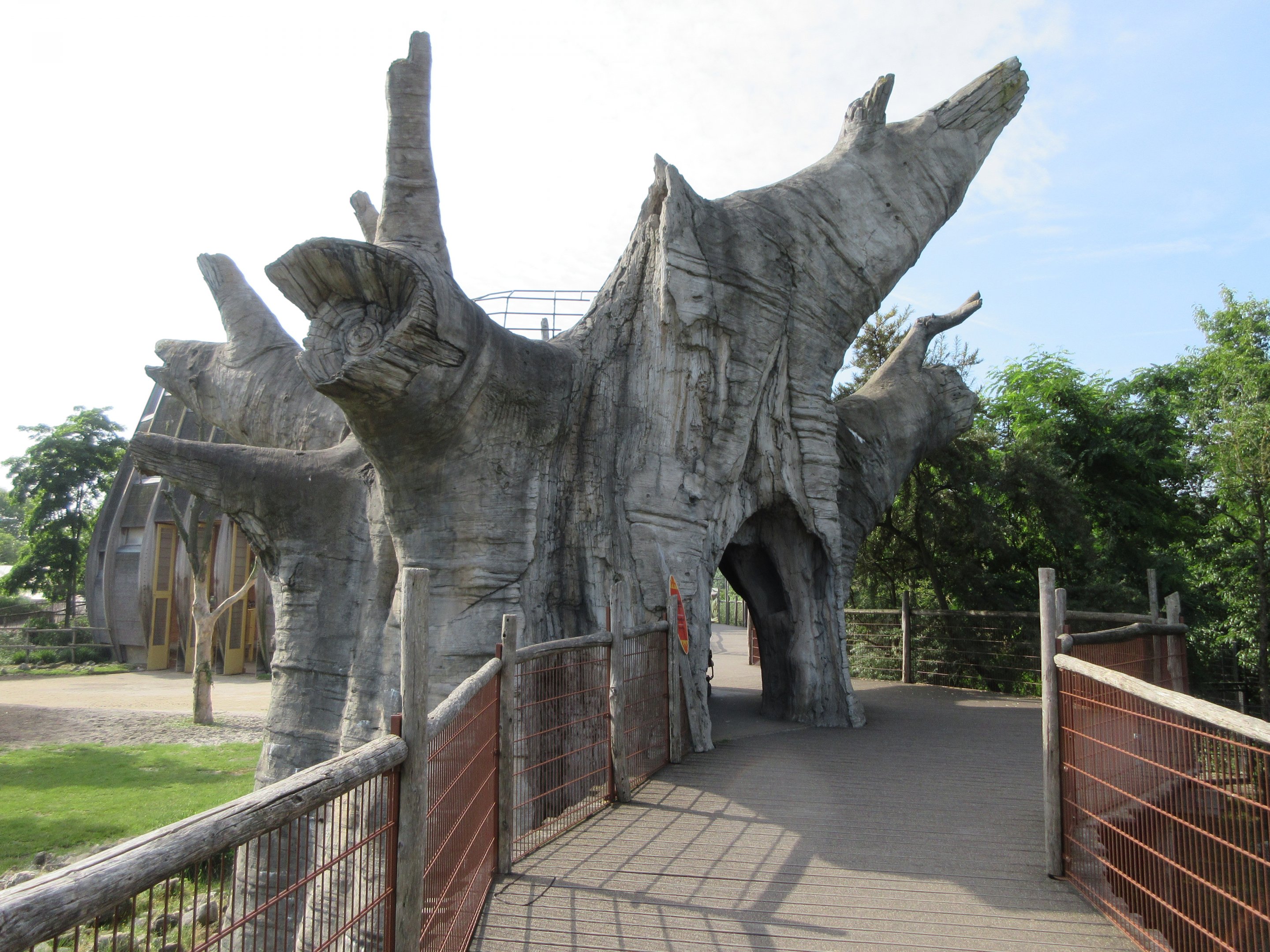 Giraffe/Greater Kudu Exhibit - walkway