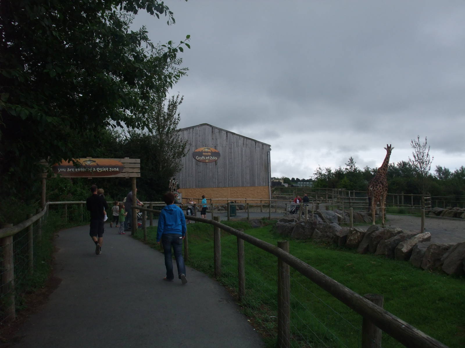 Giraffe House at Folly Farm, 01/08/11