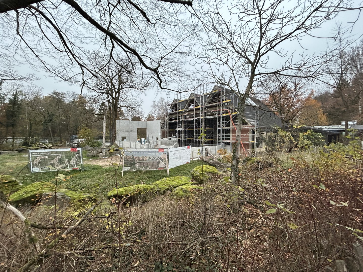 Giraffe House Construction