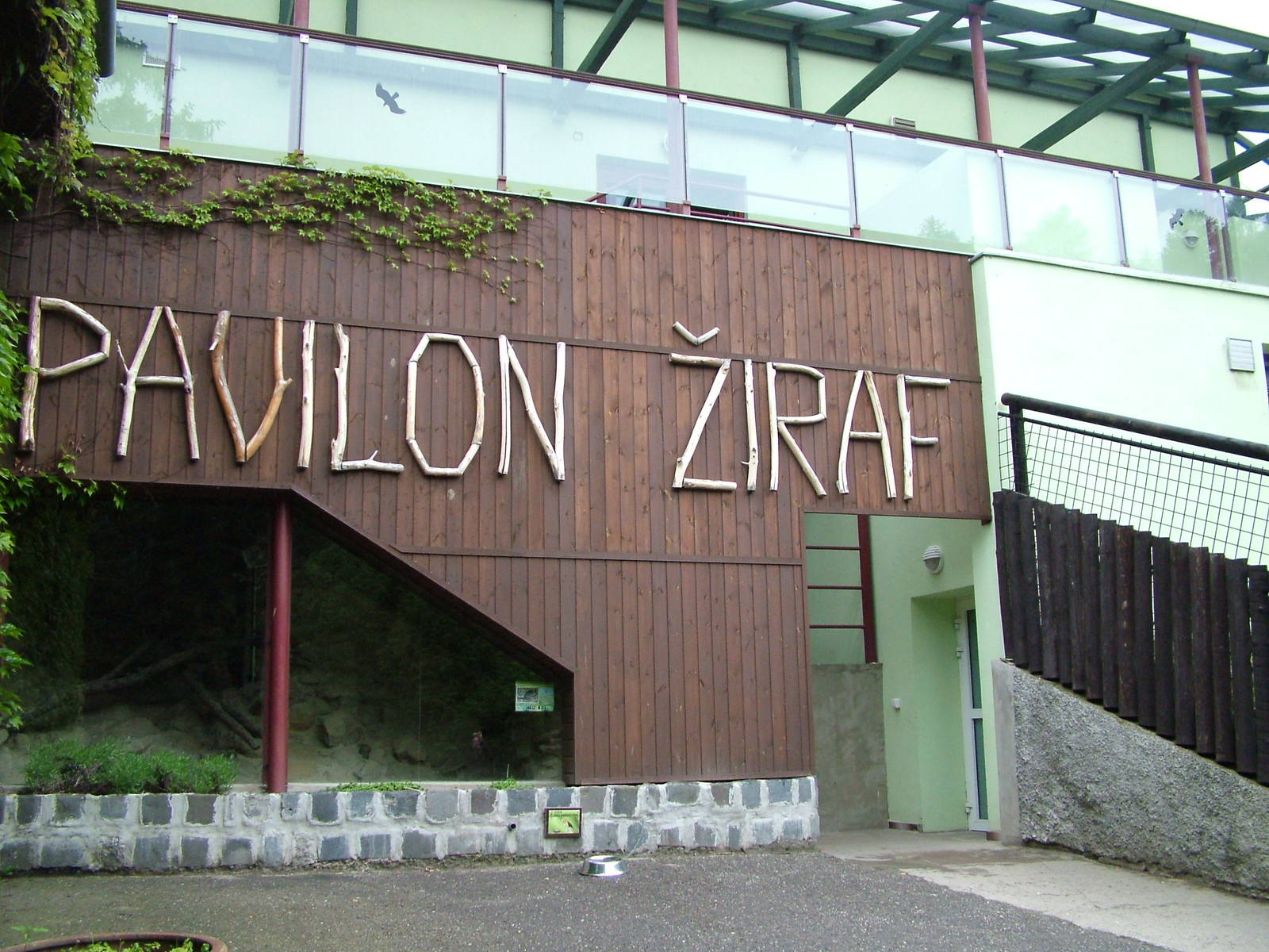 Giraffe House entrance at Olomouc 30/05/09