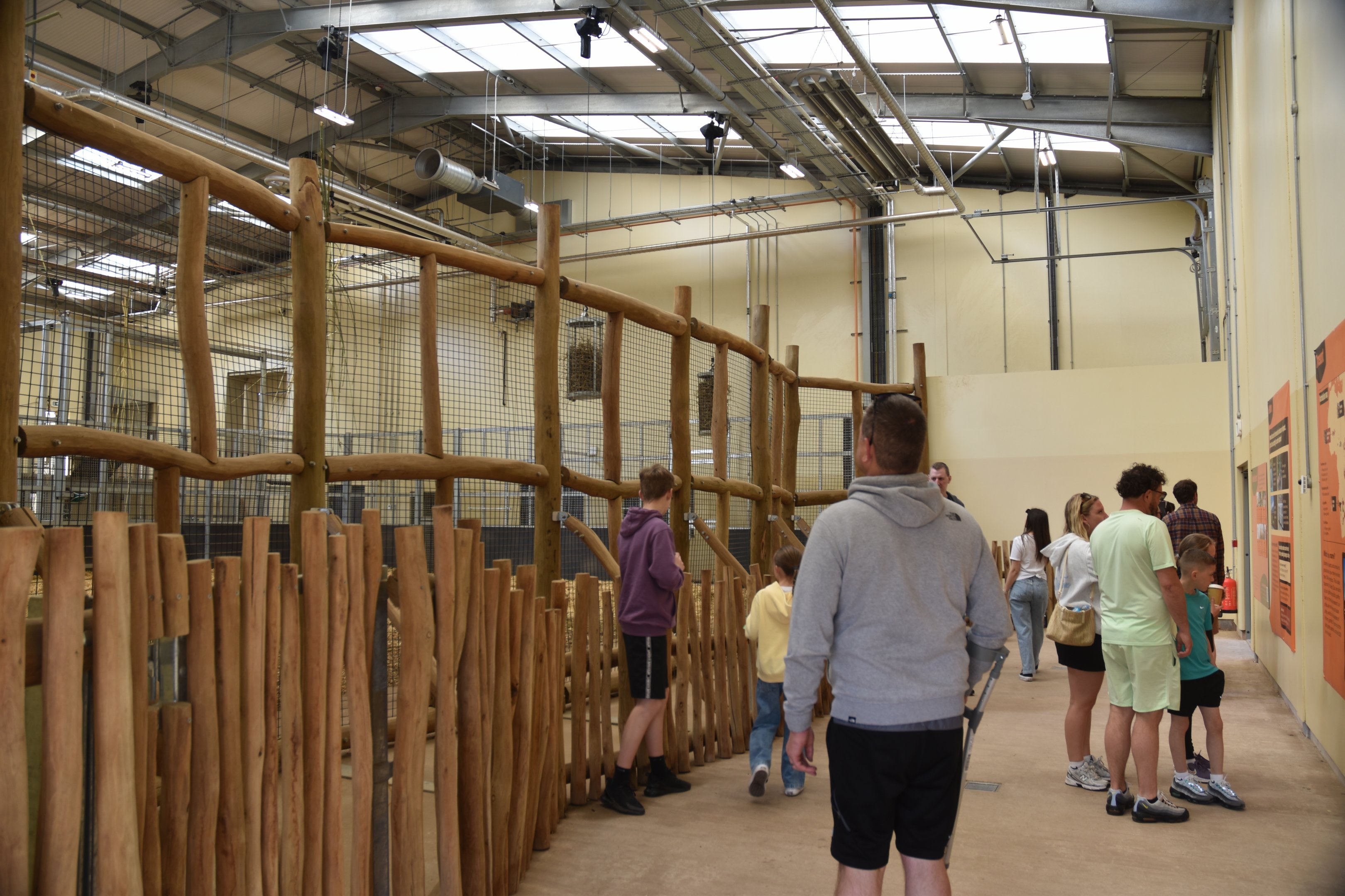 Giraffe House, Heart of Africa at Chester, 12th April 2025