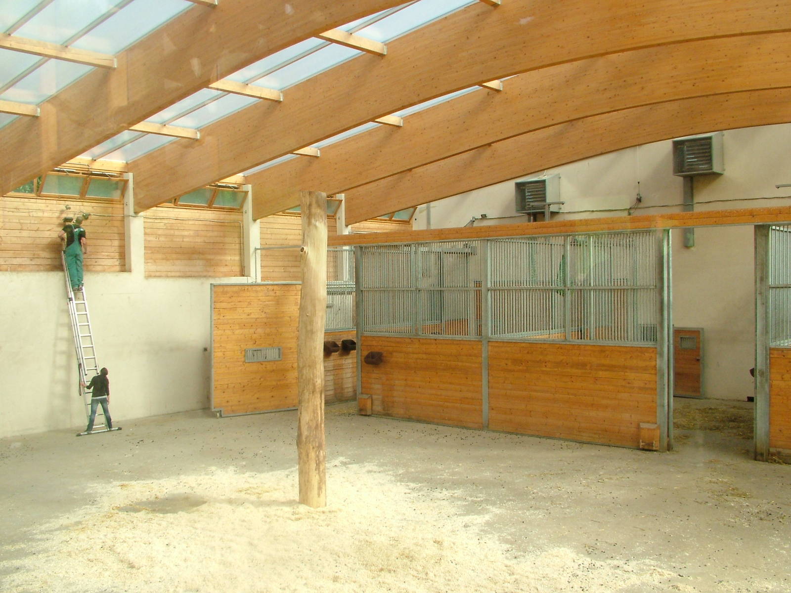 Giraffe House Interior at Opel-Zoo Kronberg, 30/08/10