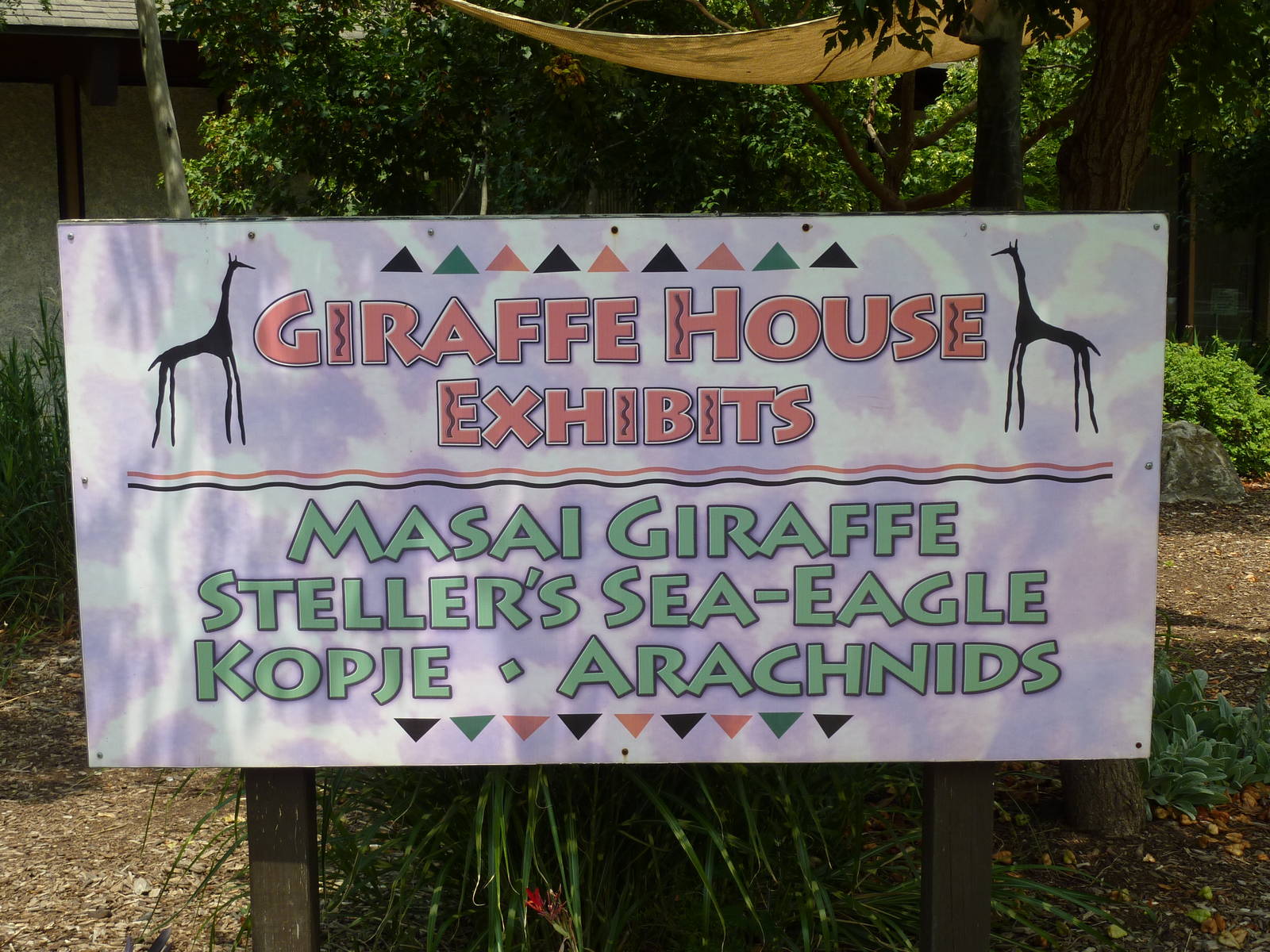 Giraffe House - Signage