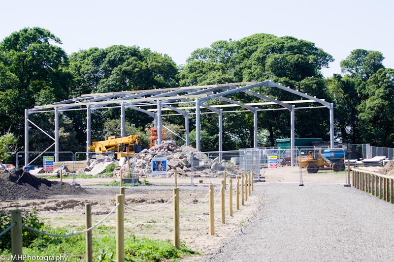 Giraffe house - under construction