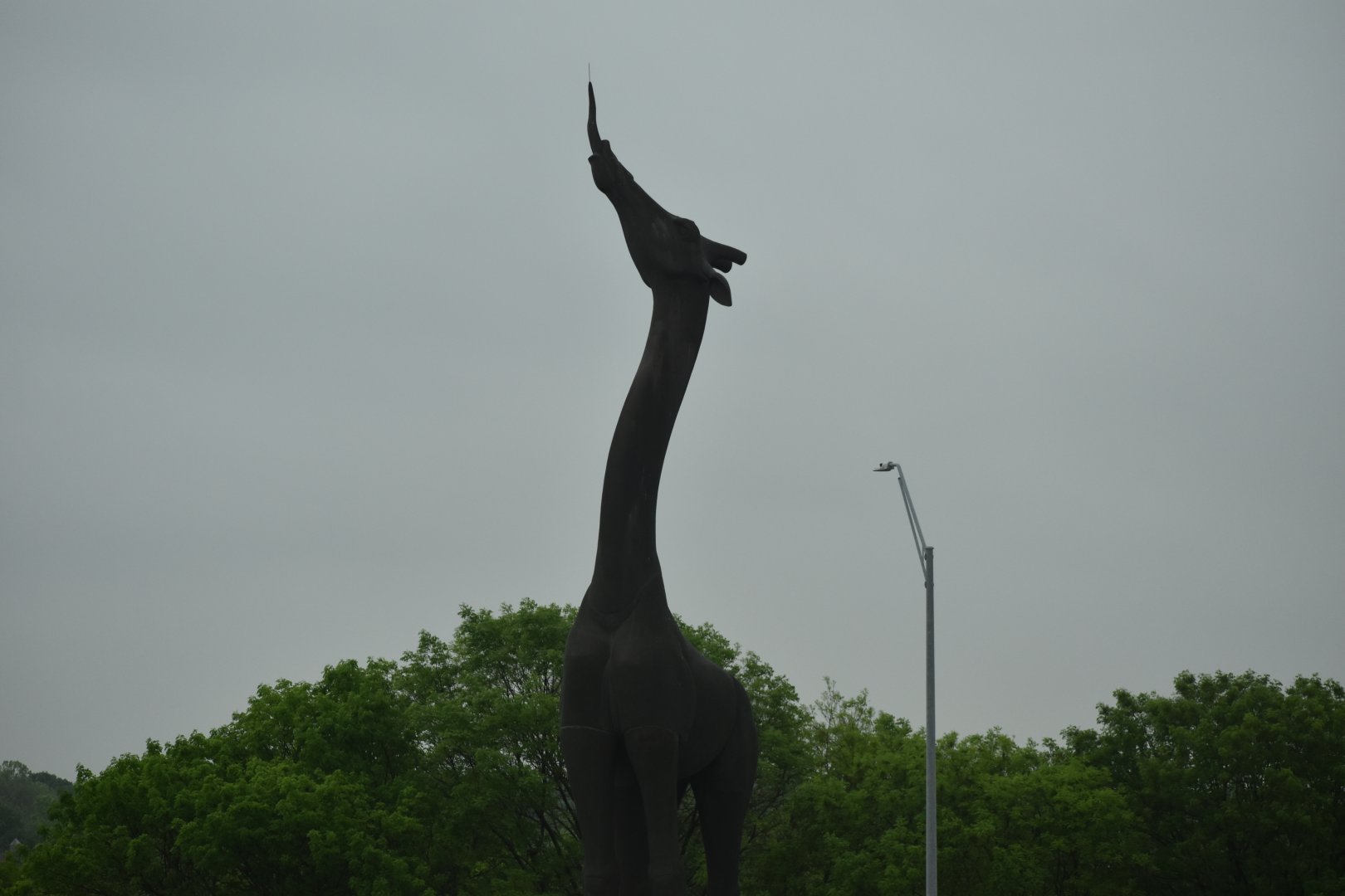 Giraffe Statue by Bob Cassilly
