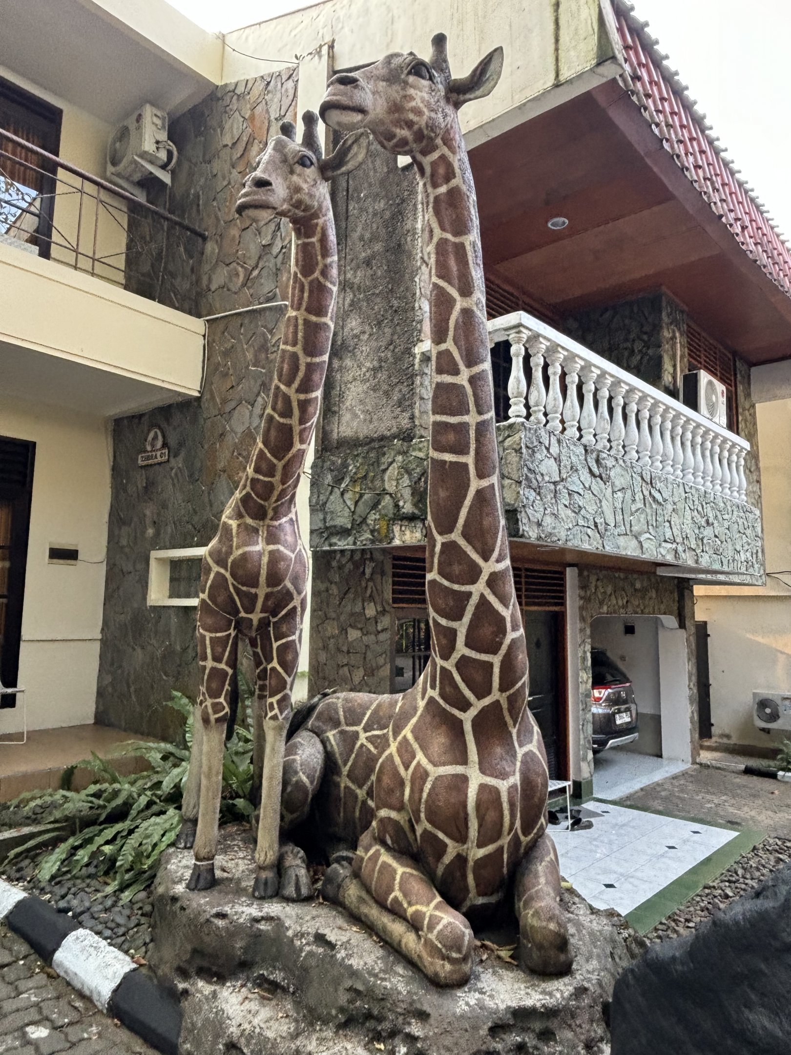 Giraffe Statues - Royal Safari Garden Resort