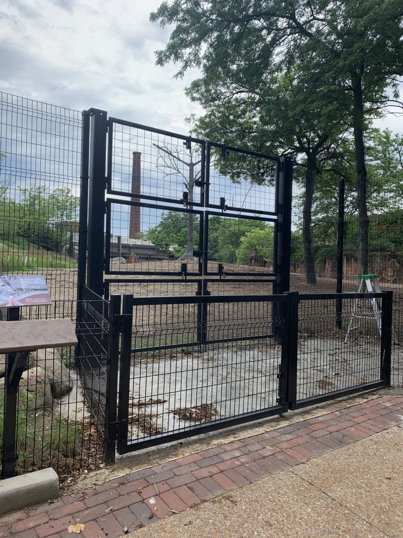 Giraffe training wall