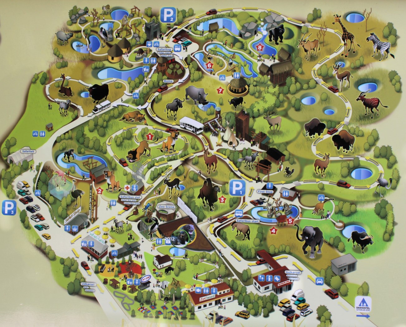 Givskud Zoo - Zoo Map