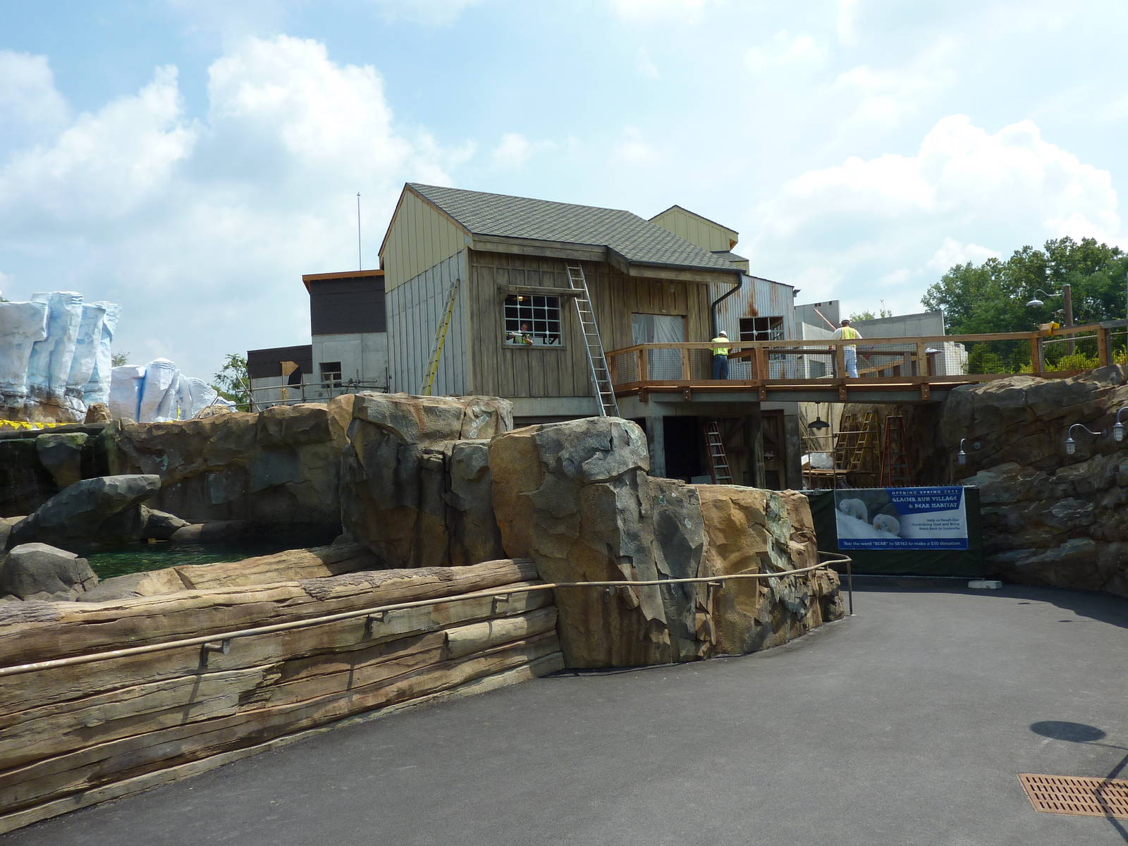 Glacier Run - Future Polar Bear Exhibit - Entrance Area