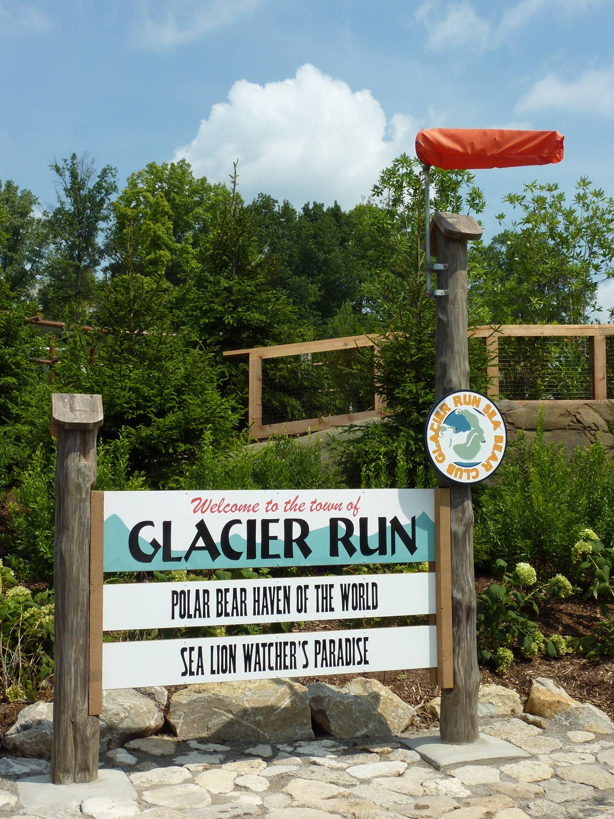 Glacier Run - Sign