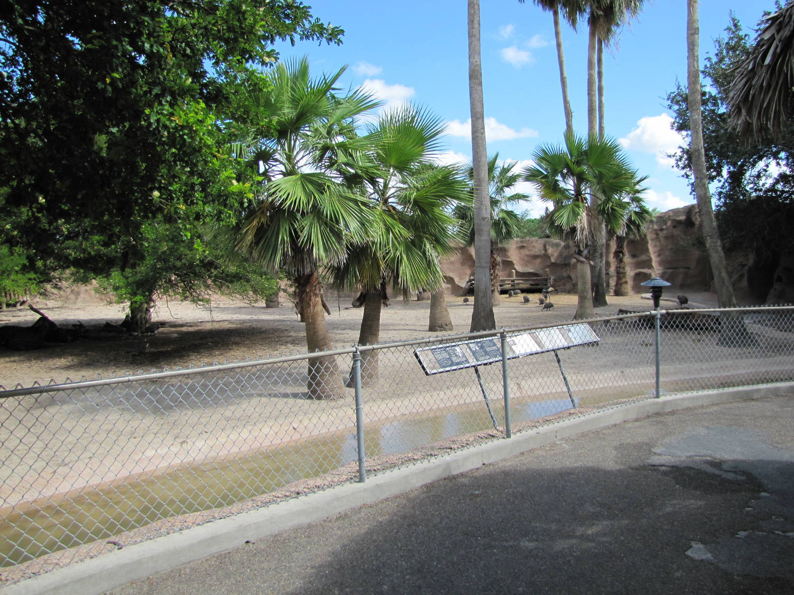 Gladys Porter Zoo 2010 - Front of the large Bongo exhibit