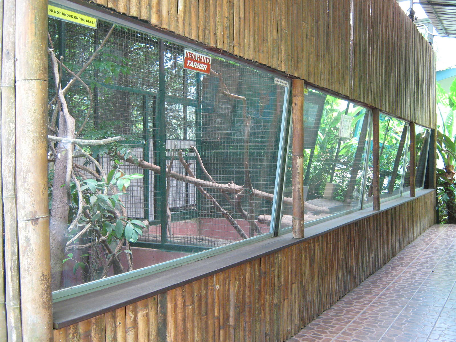 glass-fronted cages