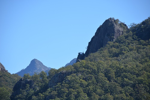 Glasshouse mountains.  Q'ld