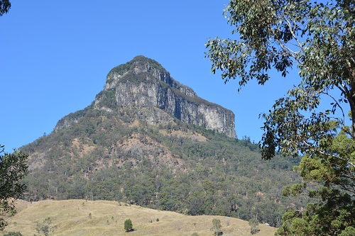 Glasshouse mountains.  Q'ld