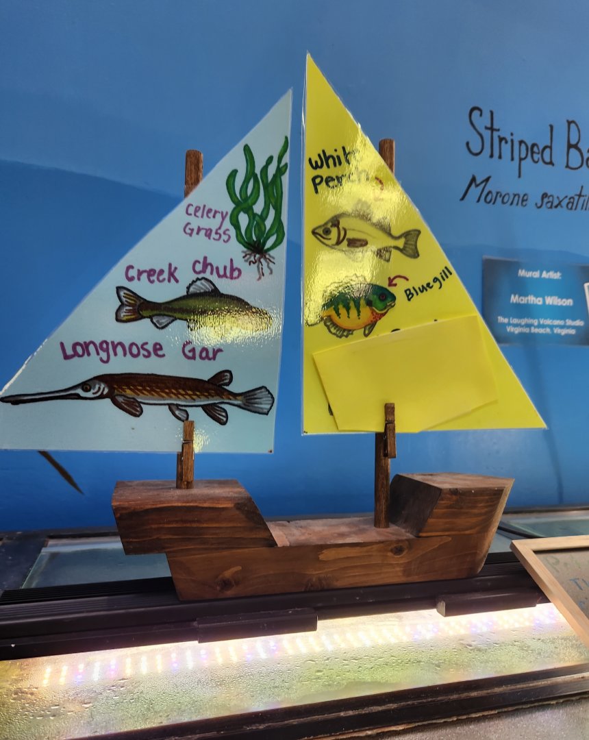 Glen Echo Park Aquarium - Signage example