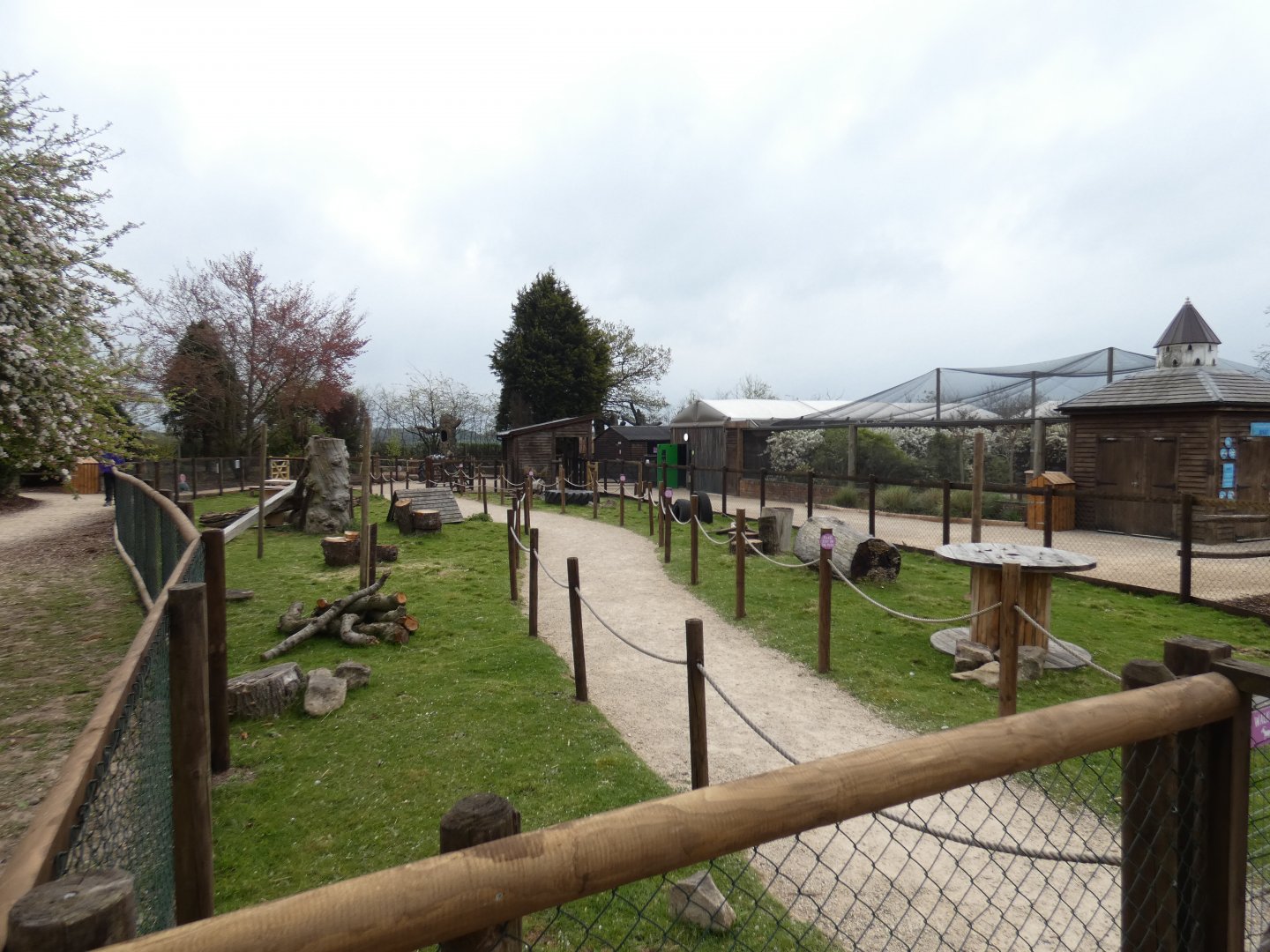 Goat walk-through in Gruffalo Discovery Land