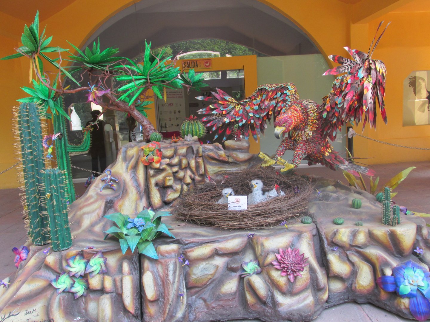 golden eagle alebrije folk art